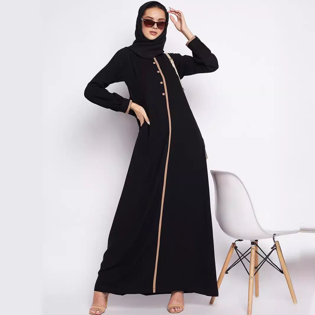 Explosions Temperament Dogsome Crewneck Robe Dress For Women