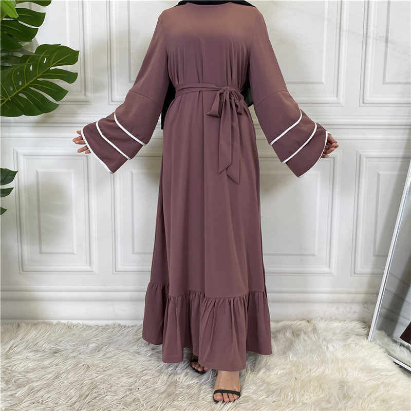 Pleated Loose Big Hem Fashion Dress For Women