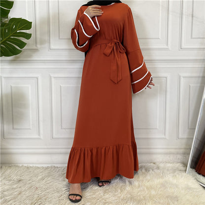 Pleated Loose Big Hem Fashion Dress For Women