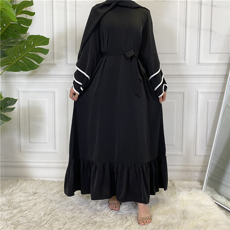 Pleated Loose Big Hem Fashion Dress For Women