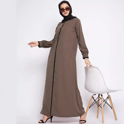 Explosions Temperament Dogsome Crewneck Robe Dress For Women