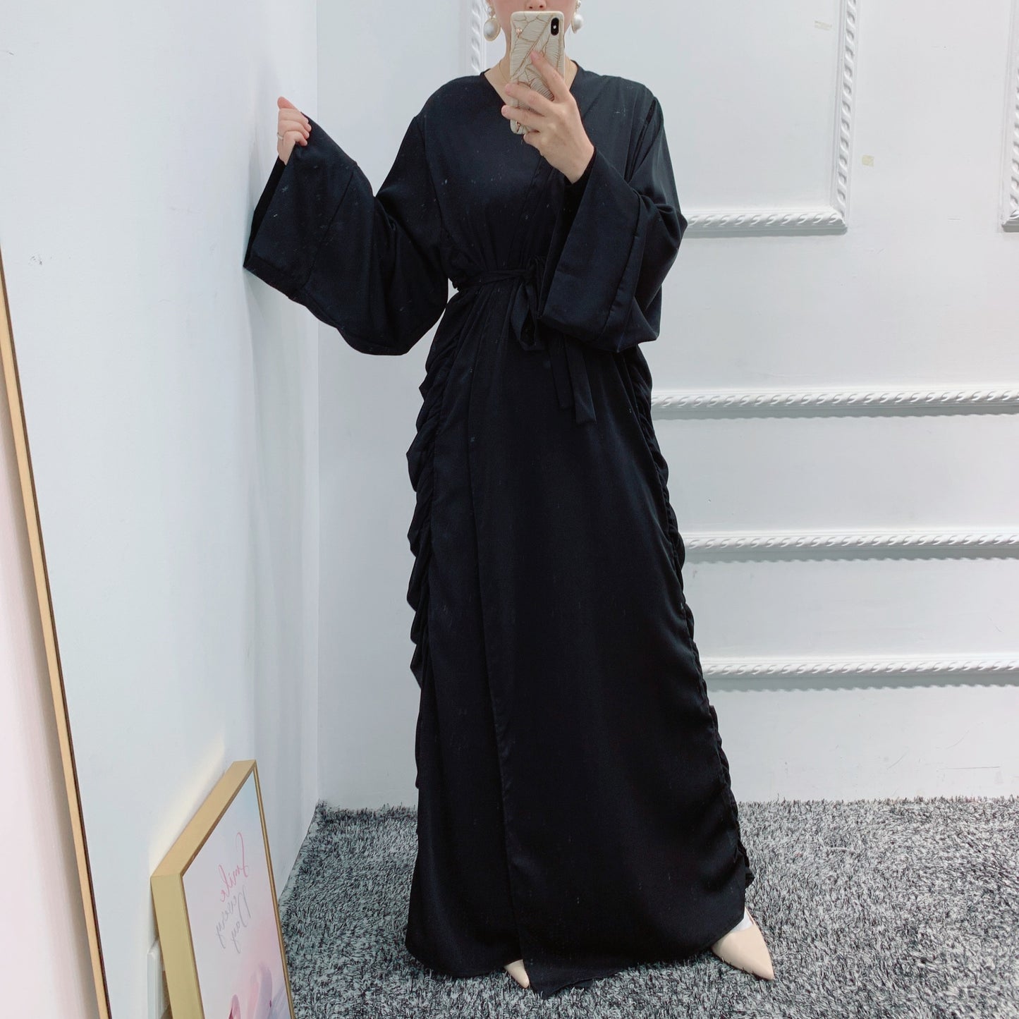 Elegant Tie Middle East Dubai Long Dress For Women