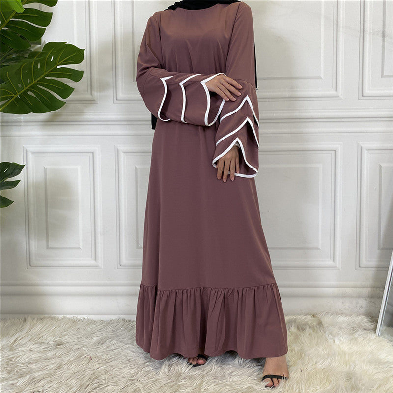 Pleated Loose Big Hem Fashion Dress For Women