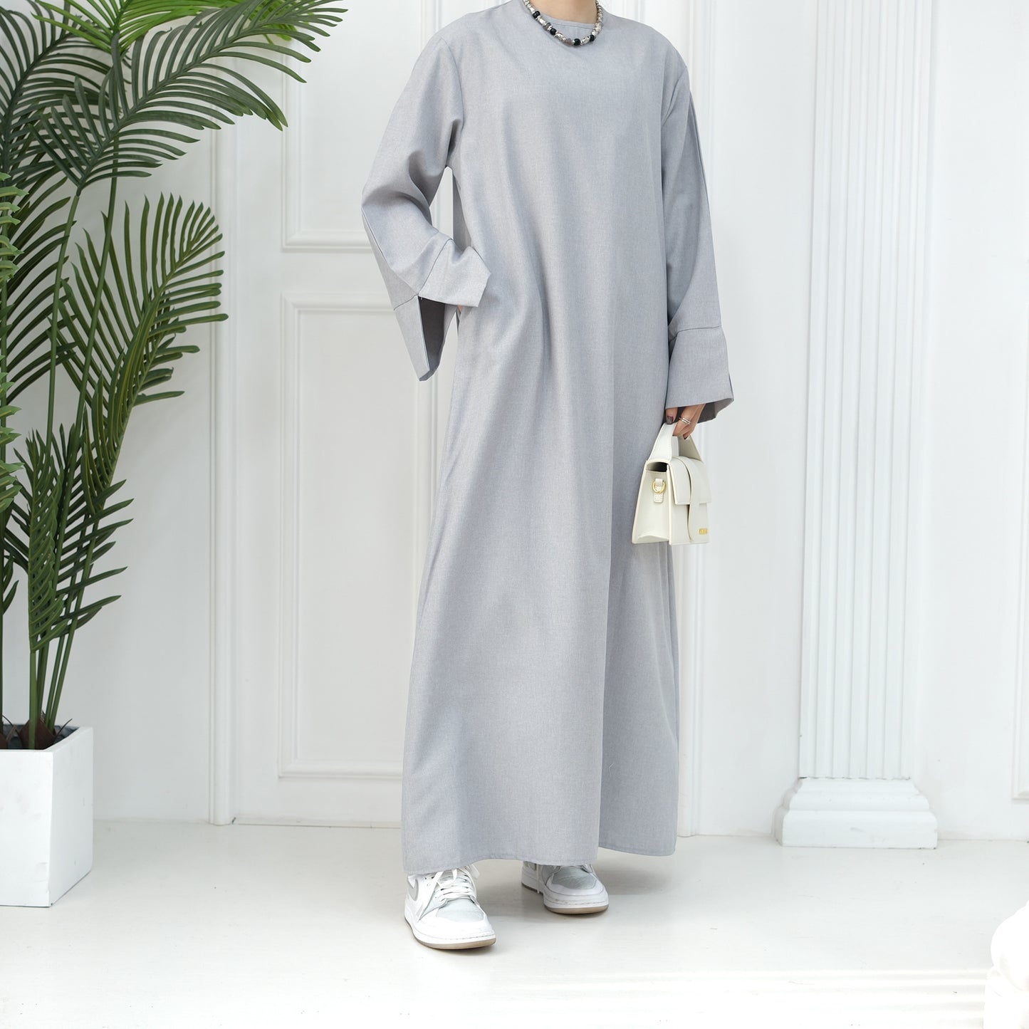 2024 New Dubai Abaya for Muslim Women Eid Ramadan Modest Dress Türkiye Loose Large Elegant Dress Gown Female Islam Clothing