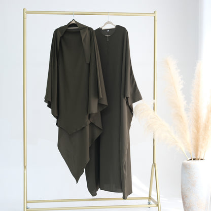 Bat Sleeve Robe Abaya  For Women