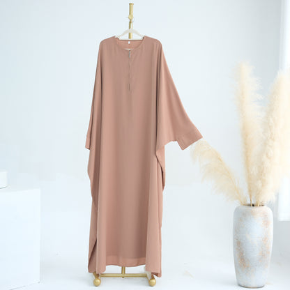 Bat Sleeve Robe Abaya  For Women