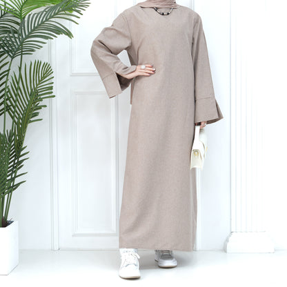 2024 New Dubai Abaya for Muslim Women Eid Ramadan Modest Dress Türkiye Loose Large Elegant Dress Gown Female Islam Clothing