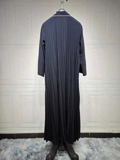 Eid Ramadan Abaya Women Black Button Split Sleeve Islam Prayer Dress Woman Kaftan Kebaya Turkey Dubai 2024 Luxury Robe Clothes