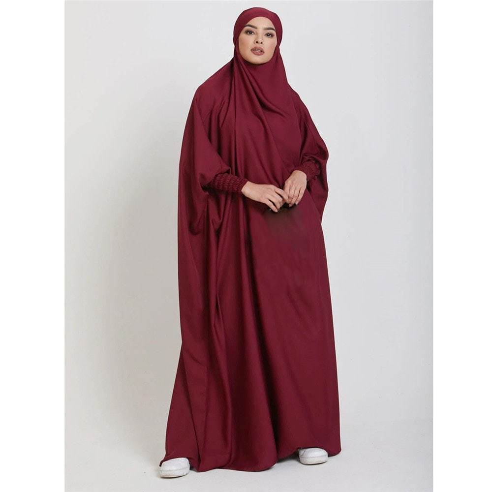 Hijab Dress Women Hooded Khimar Niqab